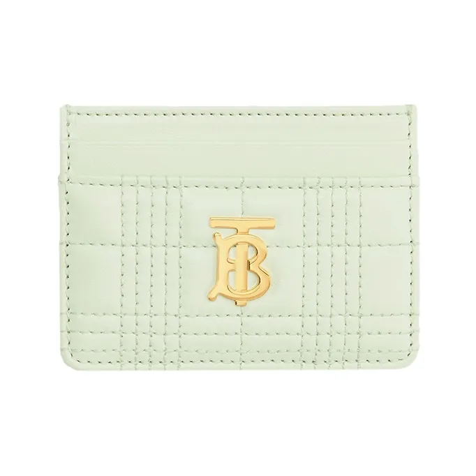 Burberry Lola Lola Bag Sheepskin Card Holder Women's Candy Color/Pistachio Green/Light Green-0