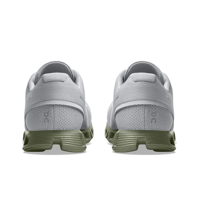 On Running Cloud 5 Glacier Grey Reseda Green-4
