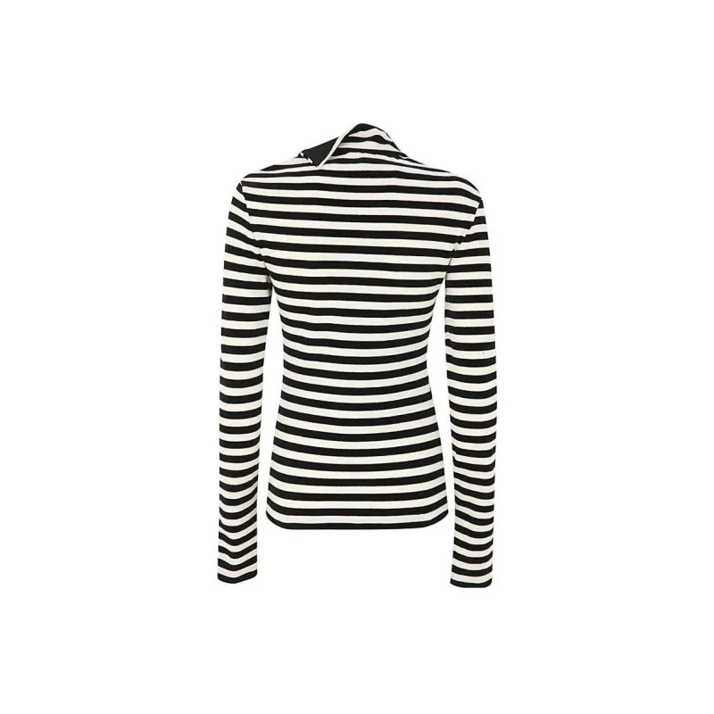 BALMAIN Striped Long-sleeve Top-1