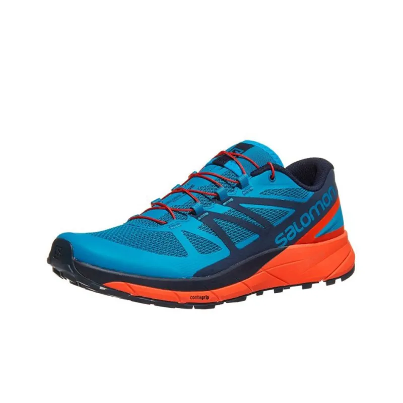SALOMON Sense Ride 4 Low-Top Outdoor Shoes Red Blue-2