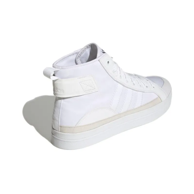 Adidas Neo City Canvas Wear resistant Casual Skateboarding Shoes Unisex White-3