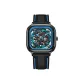 Black Case Blue Dial Tapes Laser Set
