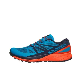 SALOMON Sense Ride 4 Low-Top Outdoor Shoes Red Blue