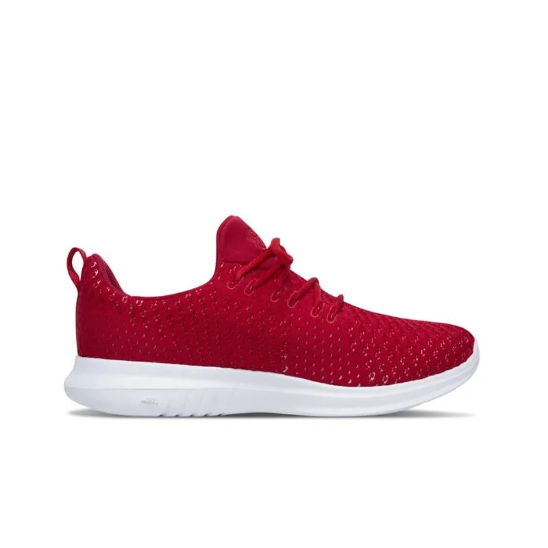Skechers Go Run Mojo Cushioned Anti-Slip Wear-Resistant Breathable Lightweight Low-Top Running Shoes Women's Red-1