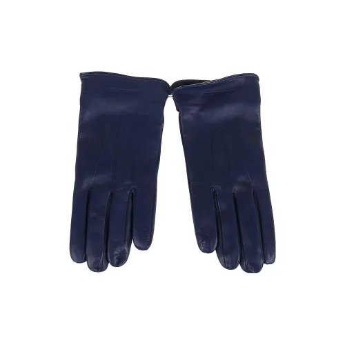 Alexander McQueen Gloves Men Blue