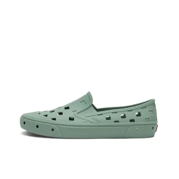 Slip On Trek Vans 'Green Milieu'
