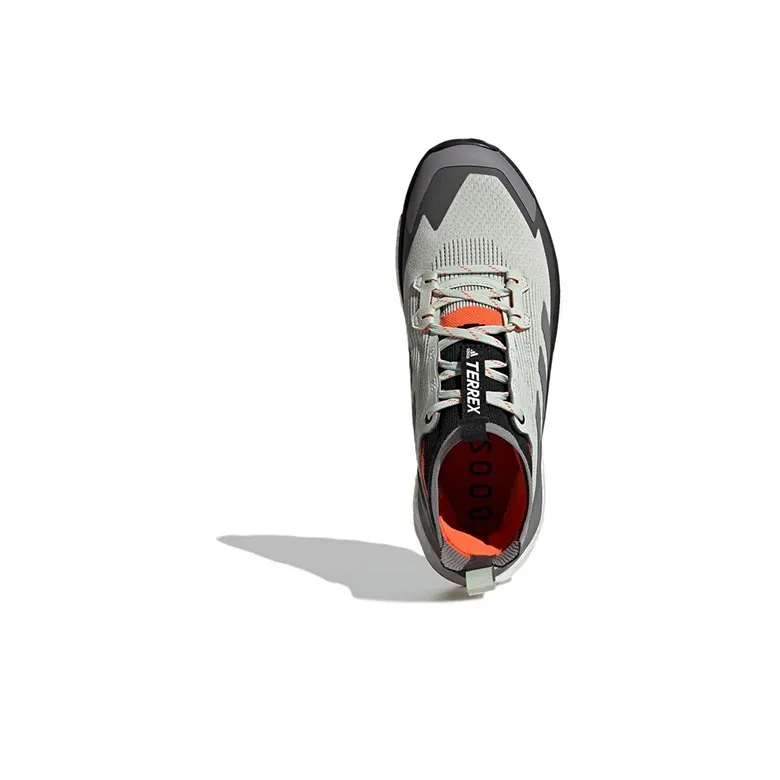 Adidas TERREX FREE HIKER 2.0 2 Anti Slip Wear Resistant Mid Top Outdoor Shoes Men's Gray Black-4