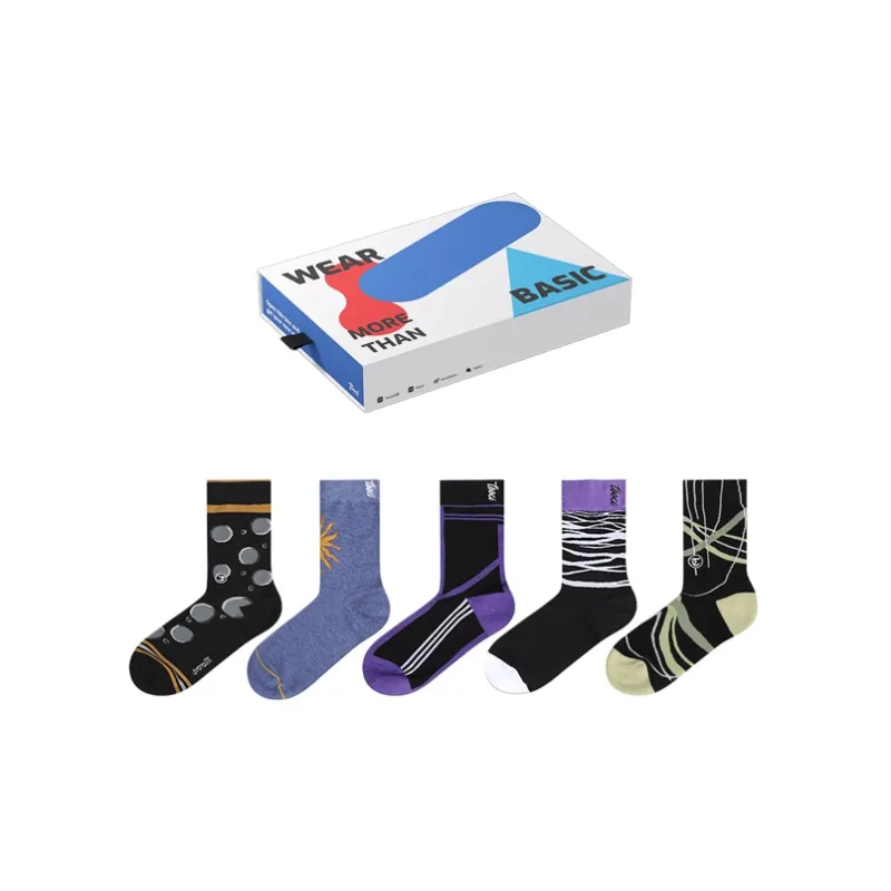 TOOCI Unisex Mid Calf Socks-12