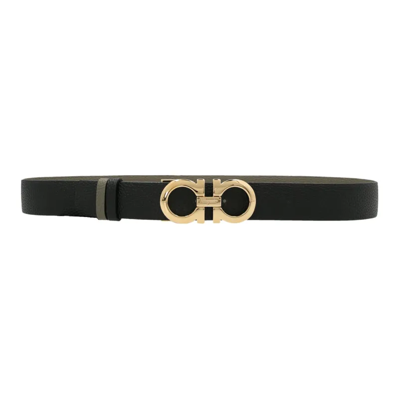 Ferragamo Leather Belts Men Green-2