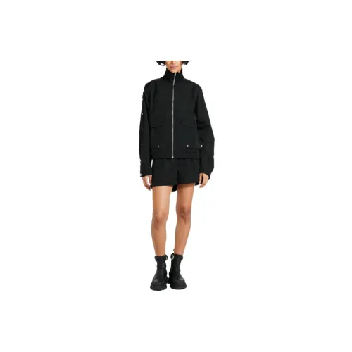 DION LEE Jackets Unisex Black