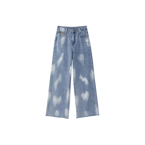 EOFO Jeans Women's Light Blue