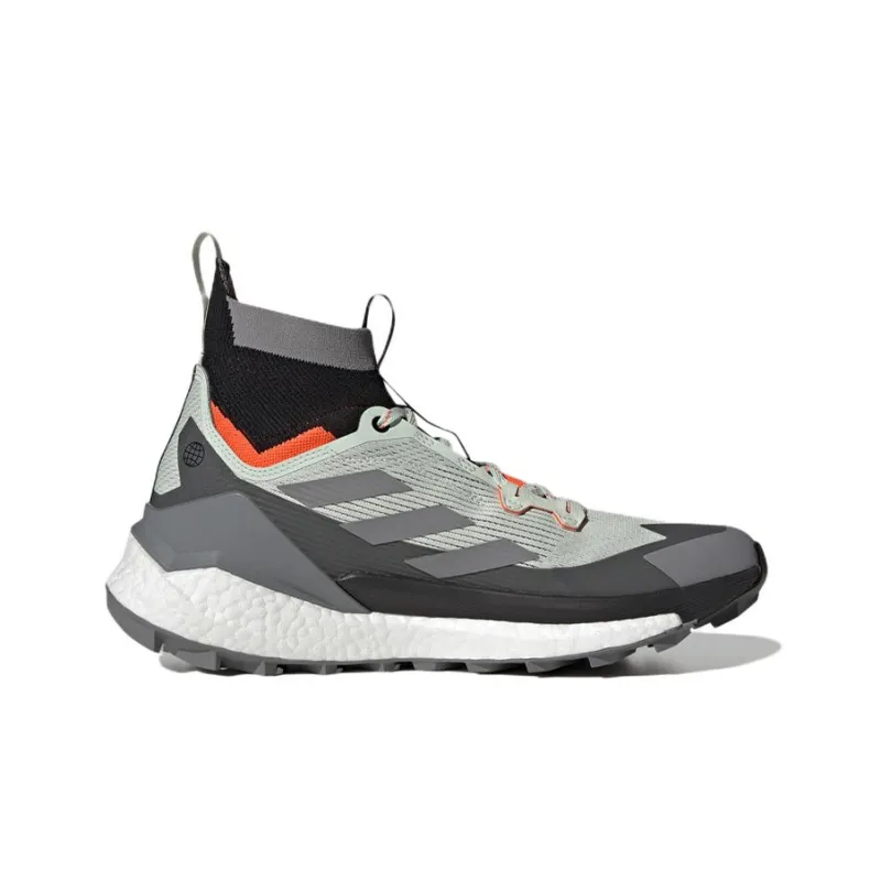 Adidas TERREX FREE HIKER 2.0 2 Anti Slip Wear Resistant Mid Top Outdoor Shoes Men's Gray Black-1