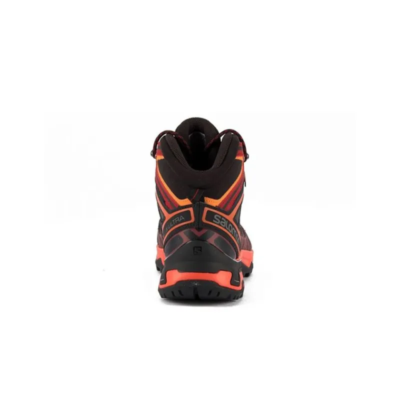 SALOMON X Ultra 3 Mid Gt Anti-Slip Wear-Resistant Mid-Top Outdoor Shoes Black Orange-3