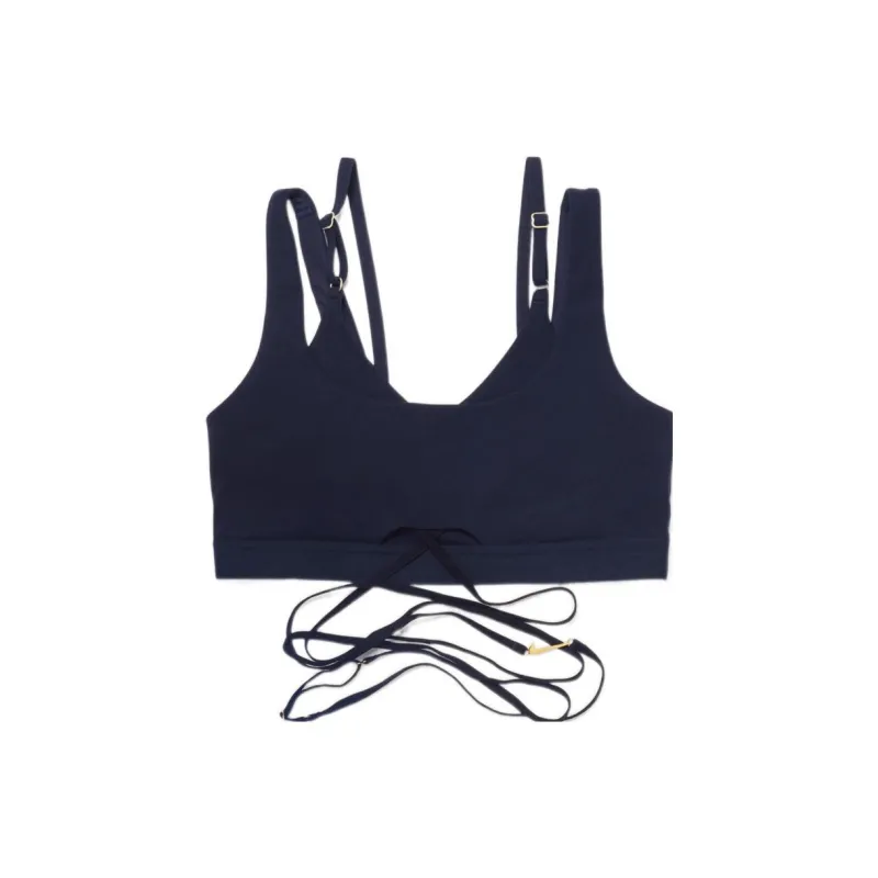 Jacquemus X Jacquemus La Brassiere Asia Sizing Navy M - POIZON