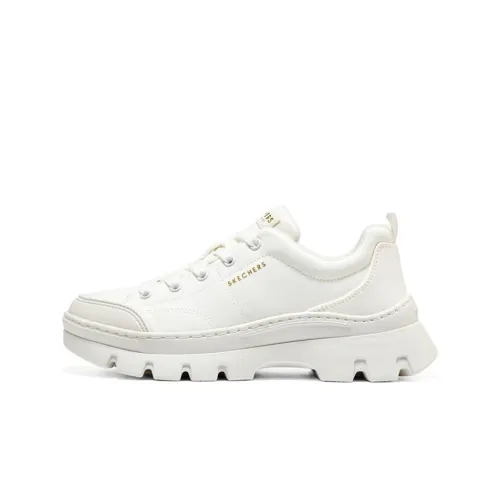 Skechers Roadies Surge Cushioning Anti-Slip And Wear-Resistant Low-Top Casual Shoes Women's White