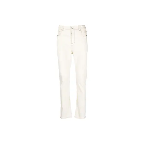 Rick Owens DRKSHDW Jeans Men Cream White