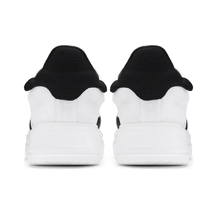 NORVINCY Low Top Stylish Skateboarding Shoes Unisex Black White-4