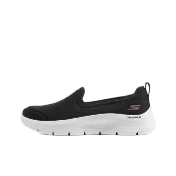 Skechers Go Walk Fle Cushioned Anti Slip Wear Resistant Breathable Lightweight Low Top Casual Shoes Women's Black