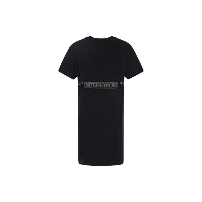 Givenchy Short-Sleeved Dresses Women's Black-1