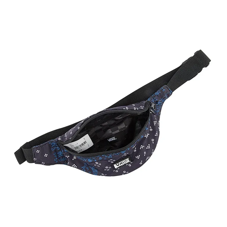 Vans Polyester Fanny Pack Unisex Black Blue/Vintage White-3