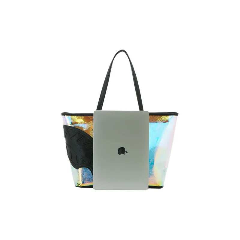 SPRAYGROUND TPU Vegetable Basket Bag Handbag Medium Size Unisex Multicolor-4