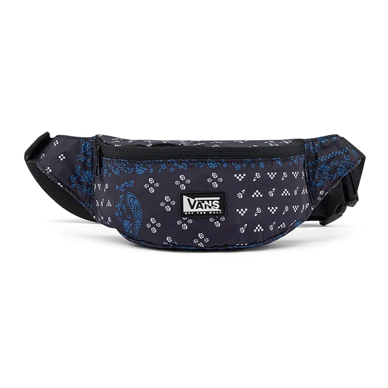 Vans Polyester Fanny Pack Unisex Black Blue/Vintage White-0