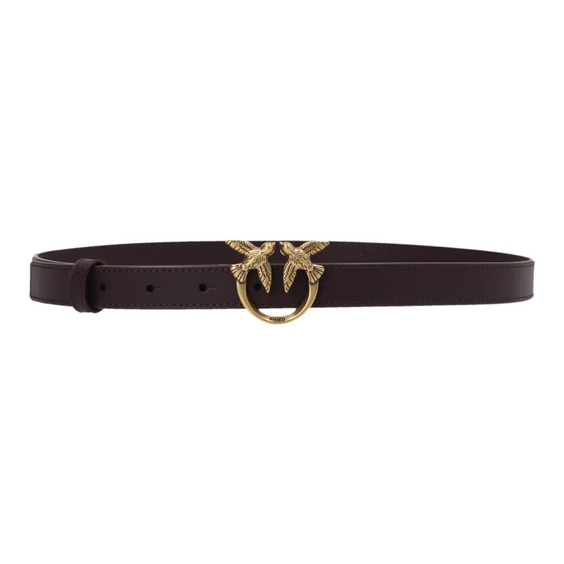PINKO Leather Belts Unisex Purple-0