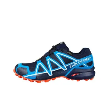 SALOMON Cross Hiking / Trekking Shoes Men Low-Top Blue