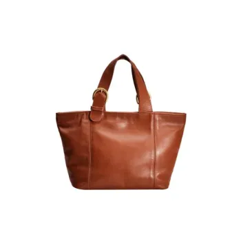 COACH Waverly Leather Tote Bag, Shoulder Bag Large Size Women's