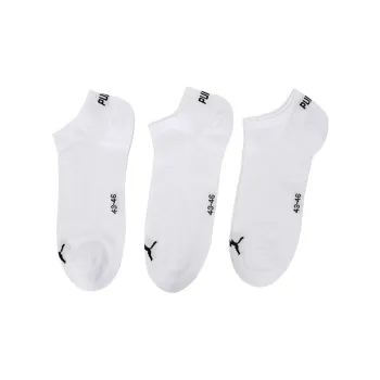 PUMA Ankle Socks Unisex 3 Pack White