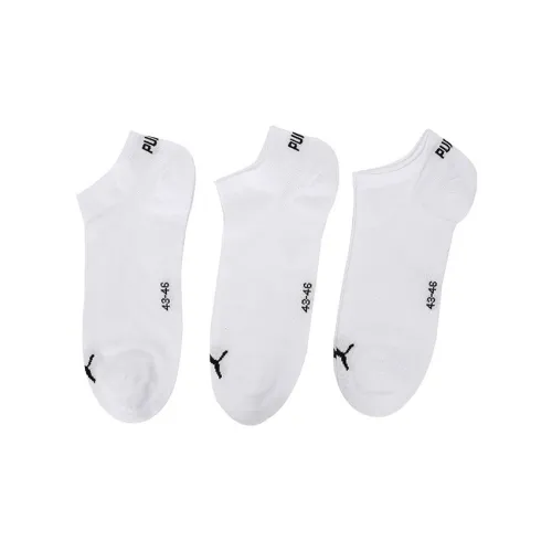 PUMA Ankle Socks Unisex 3 Pack White