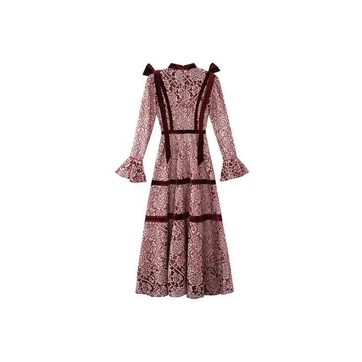 JINYE ORIENTAL Dress Women's Red-1