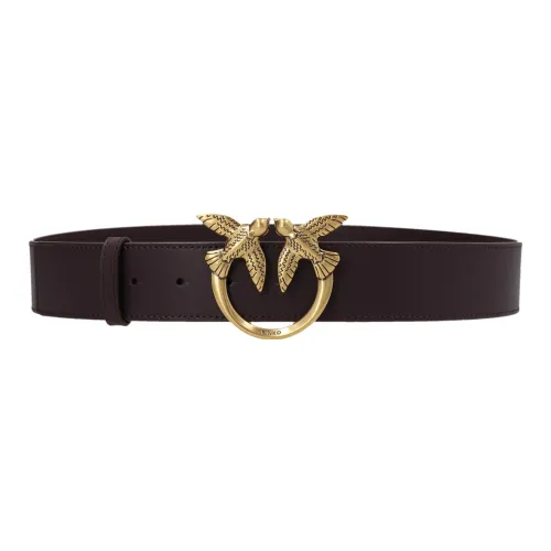 PINKO Leather Belts Unisex Purple