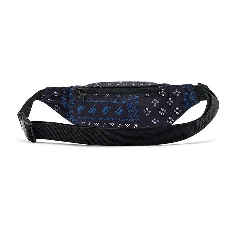 Vans Polyester Fanny Pack Unisex Black Blue/Vintage White-2