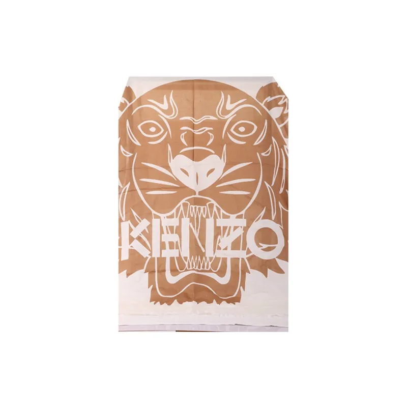 KENZO Silk Scarves Women's Brown-0