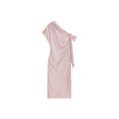 CELINE Short-Sleeved Dresses Women's Pink