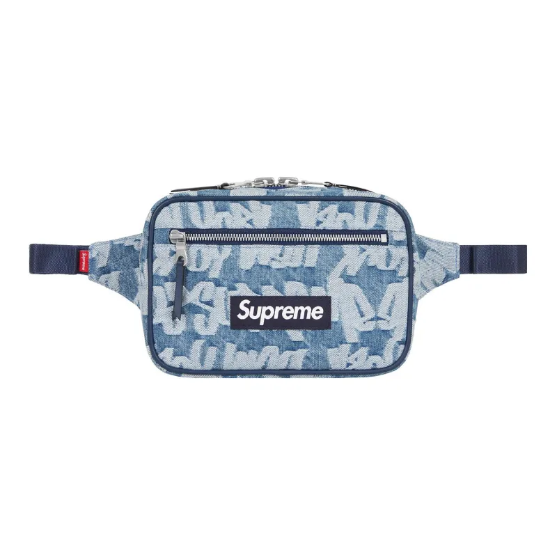 Supreme Denim Shoulder Bag, Crossbody Bag, Sling Bag, Fanny Pack Unisex Multicolor-0