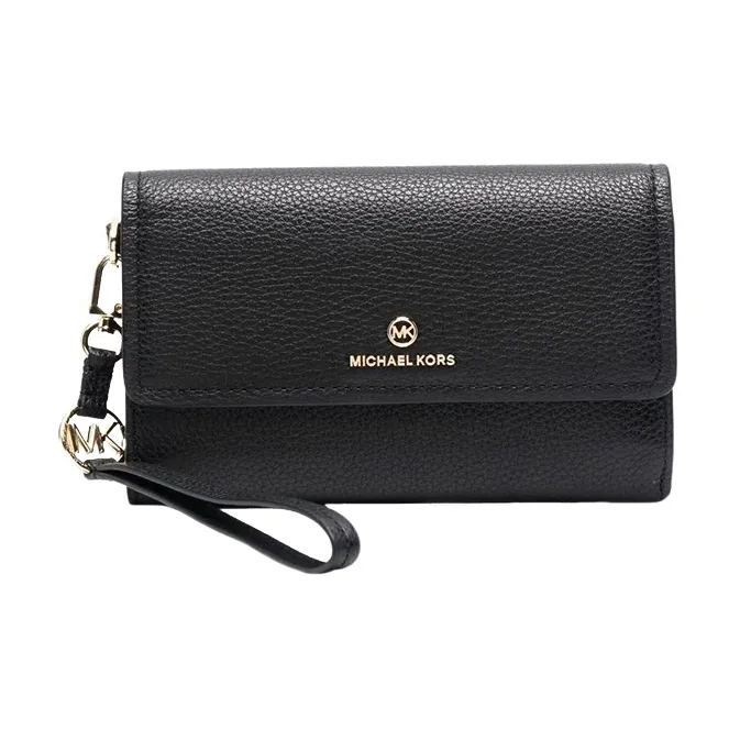 MICHAEL KORS MICHAEL KORS Luggage Collection Leather Wallets Clutches Women's Black-0