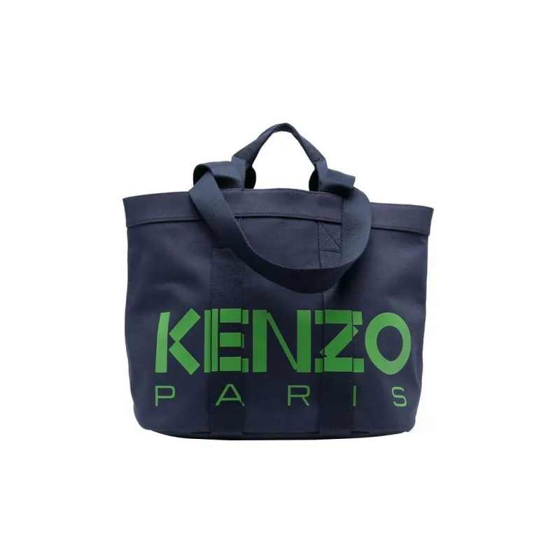 KENZO Tote Bag Shopping Bag Shoulder Bag Crossbody Bag Women's Navy-0