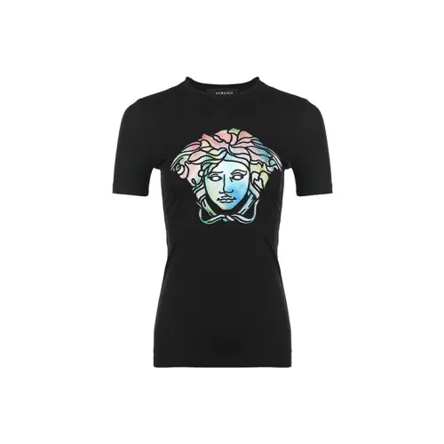 VERSACE T-Shirts Women's Black