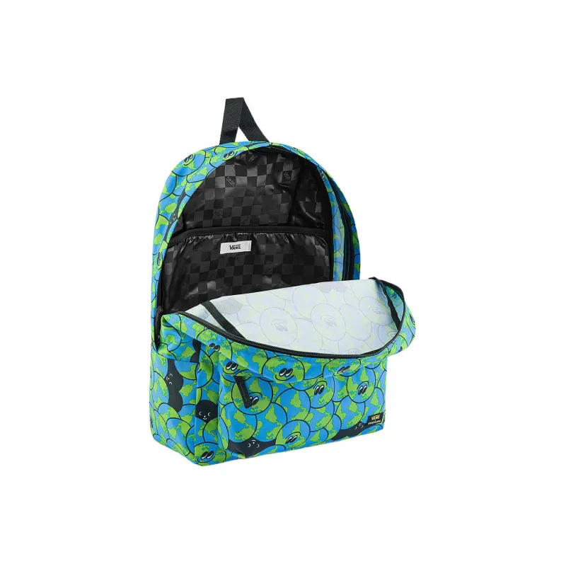 Vans TYAKASHA TAKASHA, Collaboration Canvas Bag Backpack Regular Unisex Green-2