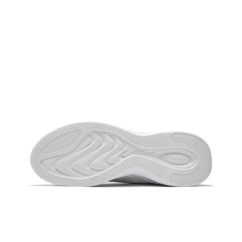 361° Wear Resistant Low Top Running Shoes Men's White Black-4