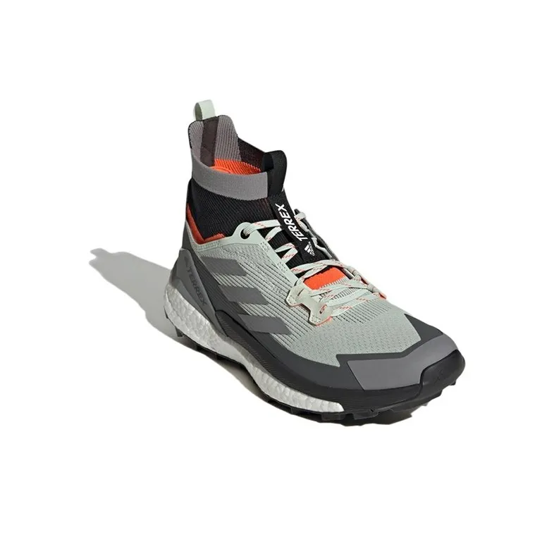 Adidas TERREX FREE HIKER 2.0 2 Anti Slip Wear Resistant Mid Top Outdoor Shoes Men's Gray Black-2