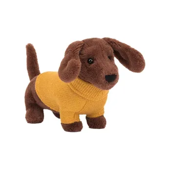 JELLYCAT Sweater Sausage Dog Stuffed Animal