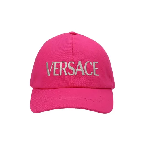 VERSACE Baseball Caps Unisex Rose Red