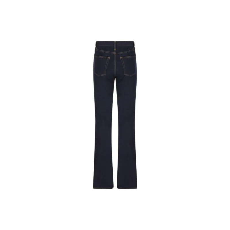 SAINT LAURENT Janice Straight Leg Jeans-1