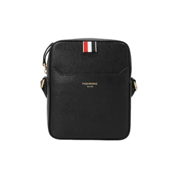 THOM BROWNE· Calfskin Camera Bags Crossbody Bags Men's Black