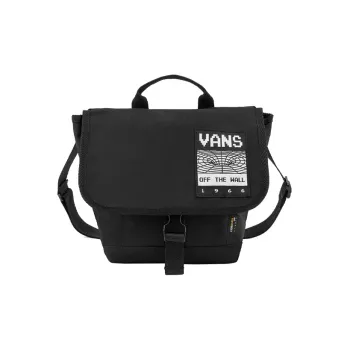 Vans Polyester Messenger Bag, Handbag, Shoulder Bag, Crossbody Bag Regular Unisex Black