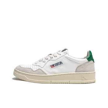 AUTRY Medalist Leather Low White Amazon Beige