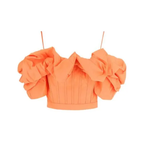 Alexander McQueen Crop Tops Women's Orange